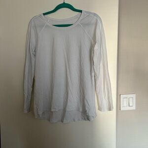 Lululemon Women's Long-Sleeve Crewneck Top - White